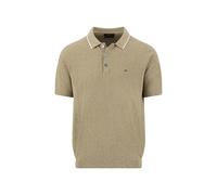 FYNCH-HATTON - Polo, structure, Cotton Linen pistachio - Gr. - XL