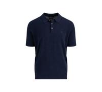 Poloshirt FYNCH-HATTON, Herren, Gr. XXL, blau (navy), Jersey, Obermaterial: 100% Baumwolle, unifarben, regular fit taillenbedeckt, gerader Abschluss, Shirts, mit Logo Stickerei (12379815-XXL) navy