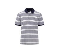 Fynch-Hatton Regular Fit Poloshirt mit Label-Stitching in Marine, Größe XL