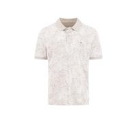 FYNCH-HATTON Poloshirt aus Baumwolle mit Allover-Print Cement/XL