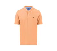 FYNCH-HATTON Poloshirt aus Baumwolle mit strukturierter Oberfläche Tangerine/XL