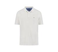 Fynch-Hatton Poloshirt aus Premium-Baumwolle Kurzarm 2-Knopf-Kragen Weiß L