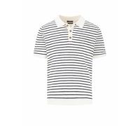 Regular Fit Poloshirt mit gerippten Abschlüssen XXL men Offwhite
