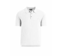 Poloshirt FYNCH-HATTON, Herren, Gr. XXL, weiß (new sanftes weiß), Jersey, Obermaterial: 100% Baumwolle, unifarben, casual, regular fit taillenbedeckt, Langarm gerader Abschluss, Shirts, mit Logo Stick