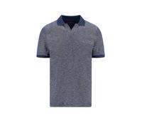 Poloshirt FYNCH-HATTON, Herren, Gr. M, marine, Web, Obermaterial: 100% Baumwolle, gemustert, regular fit normal, ohne Ausschnitt, gerader Abschluss kontrastfarben, Shirts, Regular fit, Kurzarm, casual