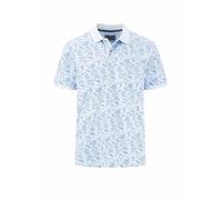 FYNCH-HATTON Poloshirt aus Baumwolle mit botanischem Alloverprint Summer Breeze/XL
