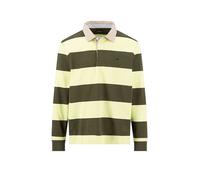 FYNCH-HATTON - Rugby Polo Stripe dark khaki - Gr. - XXL