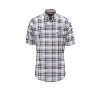Karohemd FYNCH-HATTON, Herren, Gr. 3XL, N-Gr, horizon, Web, Obermaterial: 100% Baumwolle, kariert, regular fit normal, gerader Abschluss, Hemden Karohemd, mit Logo Stickerei (77113758-XXXL)