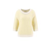 FYNCH-HATTON - PULLOVER 3/4 TWO TONE HAIRY*RWS sunbeam yellow - Gr. - S