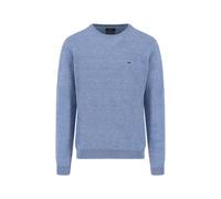 Fynch Hatton - Pullover aus Baumwoll-Wollmix blau - Gr. - L