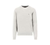 FYNCH-HATTON Pullover aus Baumwolle mit feiner Struktur Winter White/S