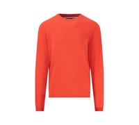 FYNCH-HATTON Pullover aus Baumwolle mit Rundhalsausschnitt - AIR Cotton Poppy red / 3XL