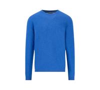 Fynch-Hatton Casual Fit Pullover Strong Blue, Einfarbig