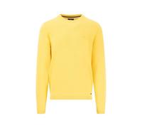 FYNCH-HATTON Pullover aus Baumwolle mit Rundhalsausschnitt - AIR Cotton Vivid Yellow / 3XL