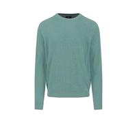 FYNCH-HATTON Pullover aus Baumwolle mit Strukturstrick und Rundhalsausschnitt fern/M