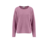 FYNCH-HATTON Pullover aus Kaschmir mit Rundhalsausschnitt und überschnittenen Schultern Mauve Rose/M