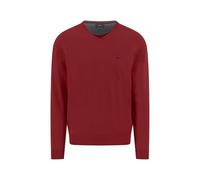 FYNCH-HATTON Pullover aus Merino-Kaschmir mit V-Ausschnitt Garnet red / 3XL