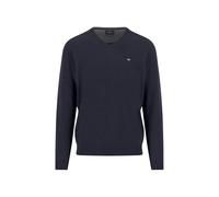 FYNCH-HATTON Pullover aus Merino-Kaschmir mit V-Ausschnitt Navy/XL