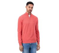 FYNCH-HATTON Pullover aus Struktur-Strick mit Troyer-Kragen Orient red / 3XL