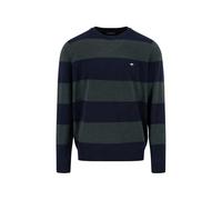 FYNCH-HATTON Pullover aus Woll-Kaschmir-Mix mit Blockstreifenmuster Navy/M