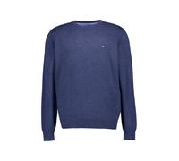 Fynch-Hatton Pullover Herren Regular Fit Baumwolle blau, S