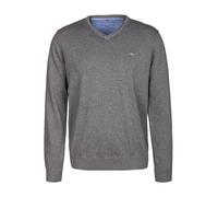 Fynch-Hatton Casual Fit Pullover dunkelgrau, Einfarbig