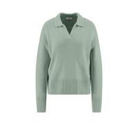 FYNCH-HATTON - PULLOVER POLO COLLAR SOFT sage green - Gr. - S