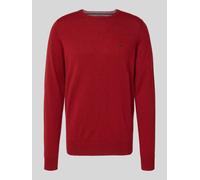 FYNCH-HATTON - O-Neck, Merino Cashmere garnet red - Gr. - XXL