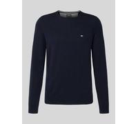 FYNCH-HATTON Pullover aus Woll-Kaschmir-Mix mit Rundhalsausschnitt Navy/XL
