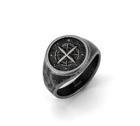 Fynch-Hatton Ring FHJ-0036-R-64 Edelstahl Antik