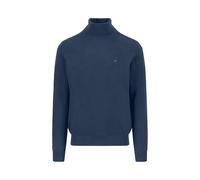 FYNCH-HATTON Rollkragenpullover aus Baumwolle mit Rippbündchen Night/XXL