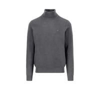 FYNCH-HATTON Rollkragenpullover aus Baumwolle mit Rippbündchen Steel/XXL