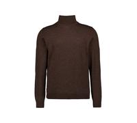 Fynch-Hatton Rollkragenpullover Herren Regular Fit Merinowolle braun, L