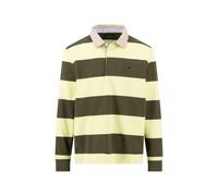 FYNCH-HATTON - Rugby Polo Stripe dark khaki - Gr. - XXL