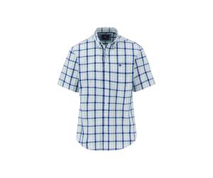FYNCH-HATTON - Seersucker Combi Check, B.D.,1/2 turf green - Gr. - L