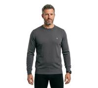 Fynch-Hatton Pullover Sfpk210 – Langarm Feinstrick, Rundhals, 100% Baumwolle, Herren XL, Grau (Steel)