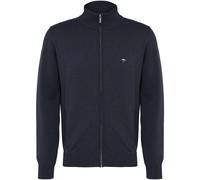 Fynch-Hatton Strickjacke Casual Fit Cardigan – 100% Baumwolle, Rundhals – Herren L (52) Navy