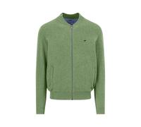 FYNCH-HATTON Strick-Cardigan aus Baumwolle mit Reißverschluss und Stehkragen Avocado/XL
