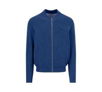 FYNCH-HATTON Strick-Cardigan aus Baumwolle mit Reißverschluss und Stehkragen Harbor Blue/XL