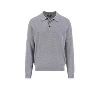 FYNCH-HATTON Strick-Poloshirt aus Reiner Wolle mit Knöpfen