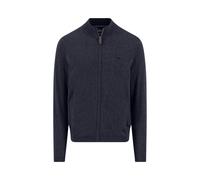 Fynch Hatton - Strickjacke aus baumwoll-Kaschmir-Mix blau - Gr. - XXL