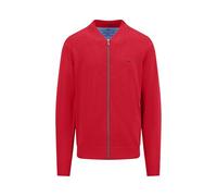 FYNCH-HATTON Strickjacke aus Baumwolle mit Collegekragen Poppy red/L