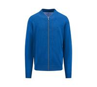 FYNCH-HATTON Strickjacke aus Baumwolle mit Collegekragen Strong Blue/L