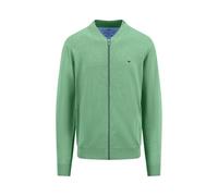 FYNCH-HATTON Strickjacke aus Baumwolle mit Collegekragen Turf Green/XL
