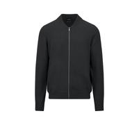 FYNCH-HATTON Strickjacke aus Baumwolle mit Reißverschluss und Baseballkragen Black / 3XL