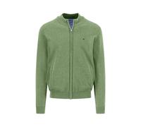 FYNCH-HATTON Strickjacke aus Baumwolle mit Reißverschluss und Stehkragen