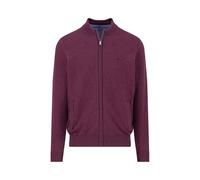 Fynch-Hatton Casual Fit Cardigan rot, Einfarbig