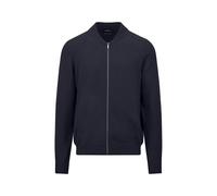 FYNCH-HATTON Strickjacke aus Baumwolle mit Reißverschluss und Stehkragen Navy/M
