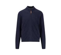 FYNCH-HATTON Strickjacke aus Baumwolle mit Stehkragen - AIR Cotton Navy/XXL