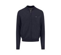 Fynch Hatton - Strickjacke aus reiner Baumwolle blau - Gr. - 3XL